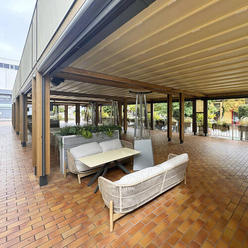 Тентовая пергола Decolife Solo Basic обшитая деревом + Zip 100, г. Ессентуки, р-н Arthur's